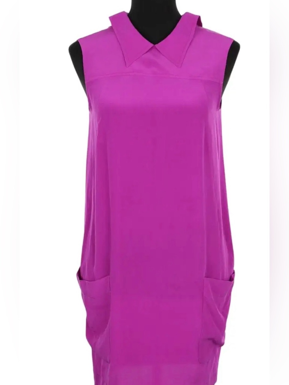 MIU MIU Vintage SPRING 2008 Ready to Wear 100% Silk Dress 36 XS PINK XSmall XS